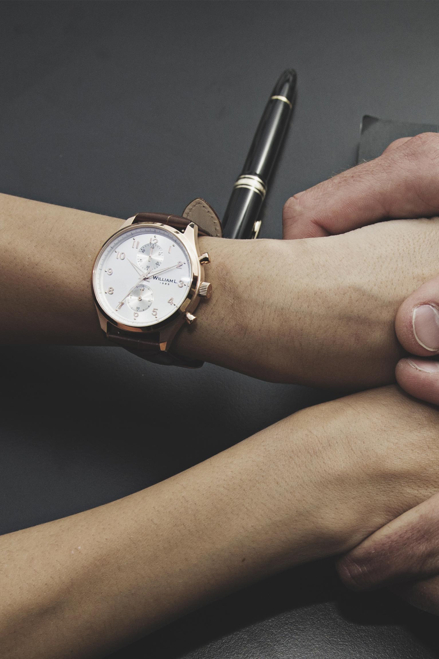 Vintage Style Small Chronograph