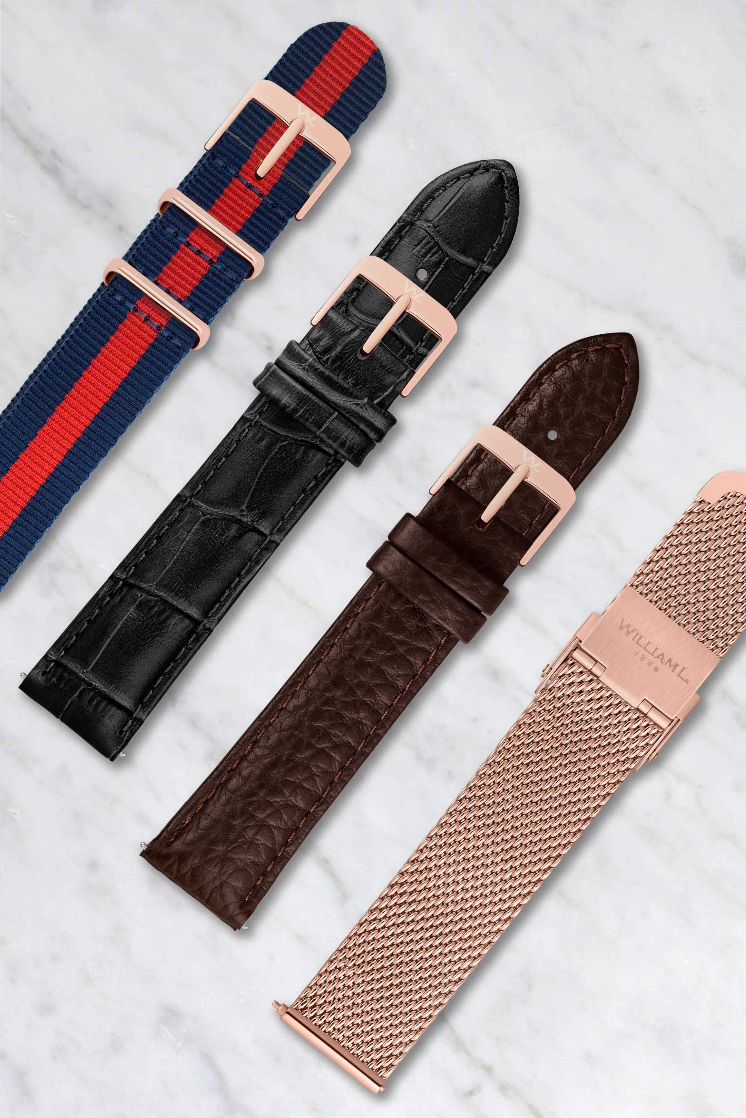 IP Rose Gold Straps Pack