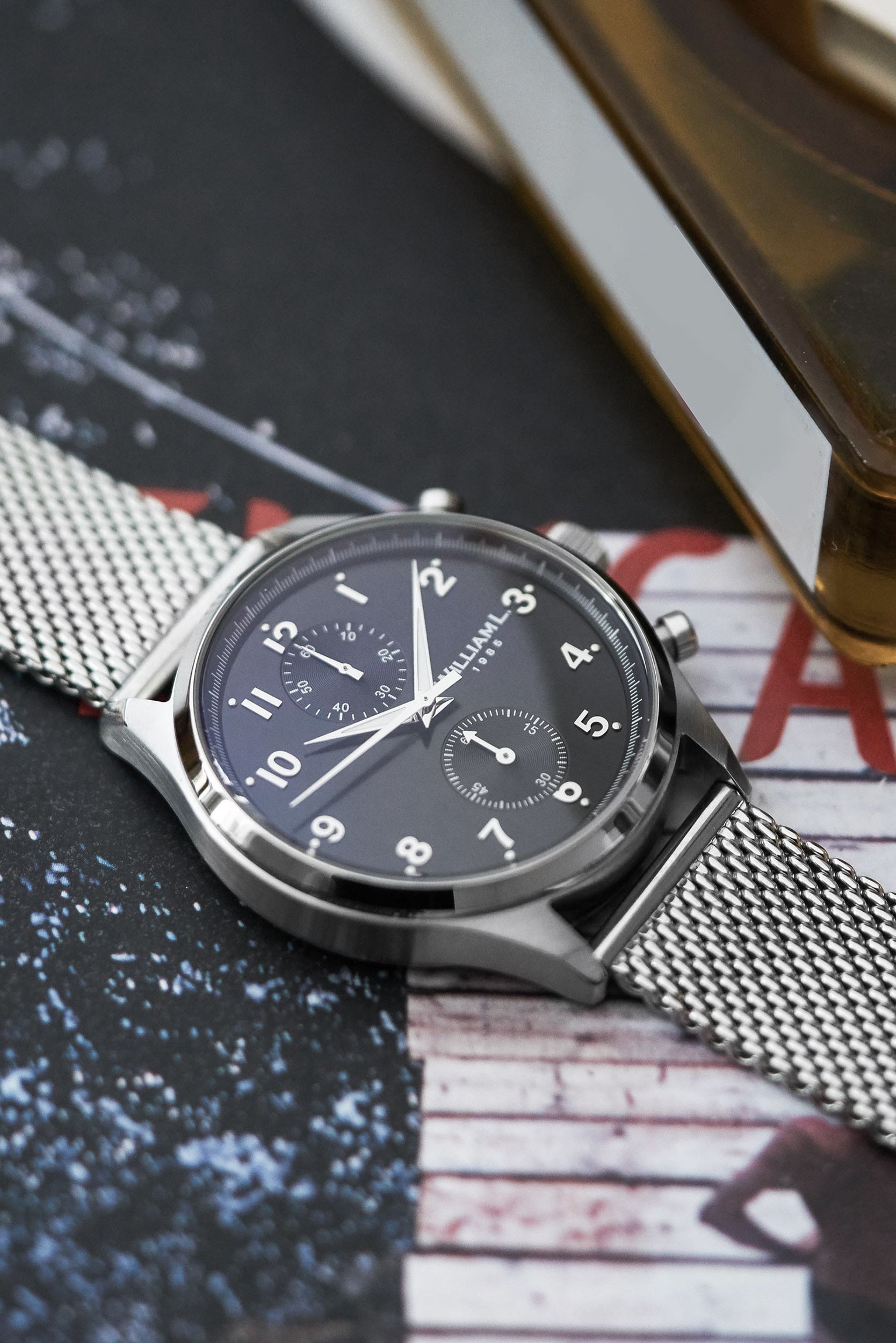 Vintage Style Small Chronograph
