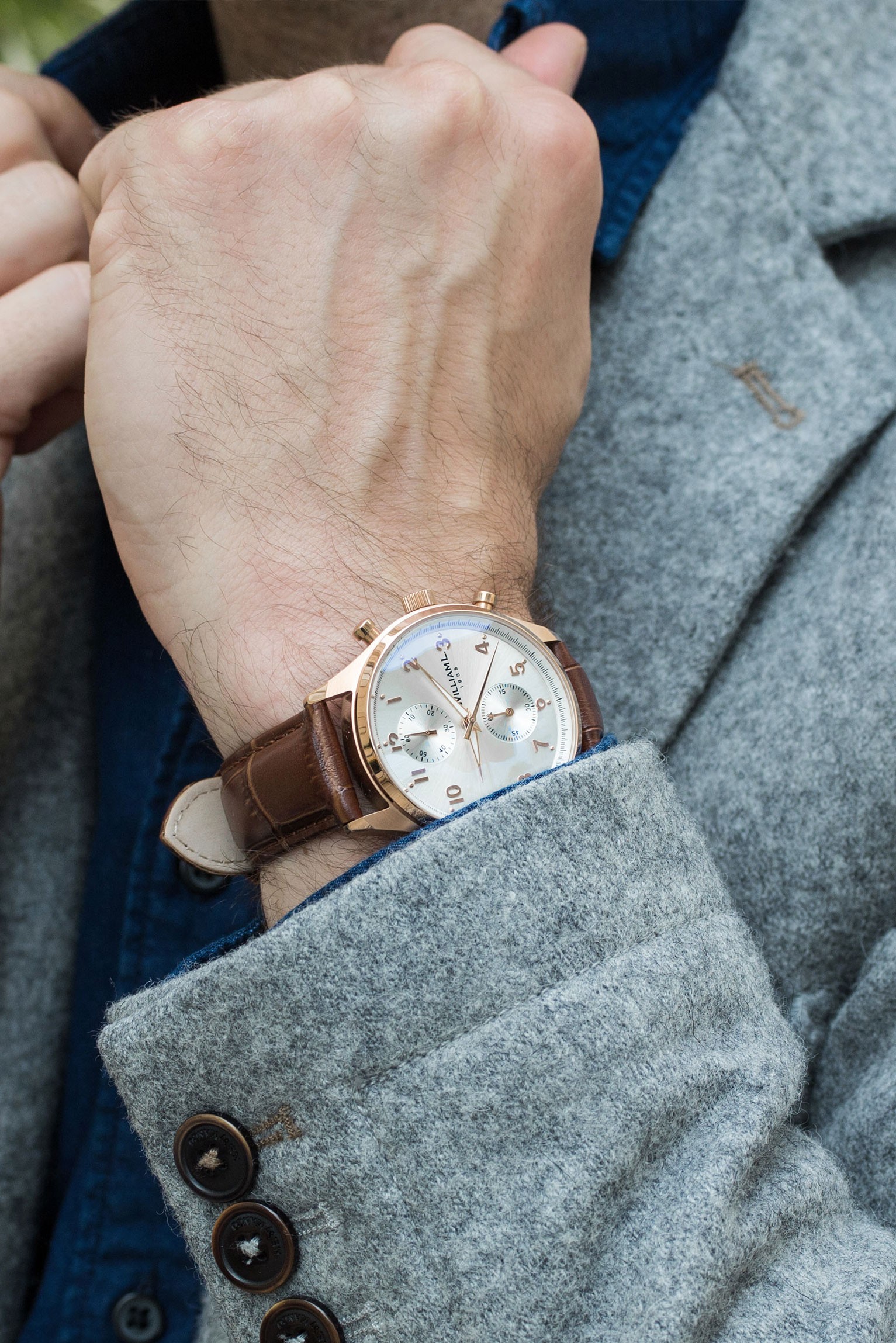 Vintage Style Small Chronograph